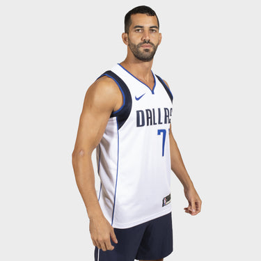 Dallas Mavericks Luka Doncic - Édition Association - Blanc